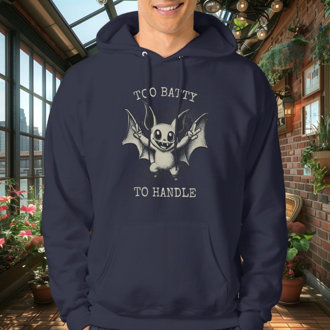 Sudadera ¡Demasiado malo para manejar! - Energetic Bat Hood (Subido por el creador)