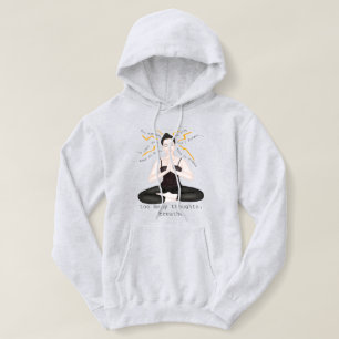 Sudadera demasiados pensamientos. respirar