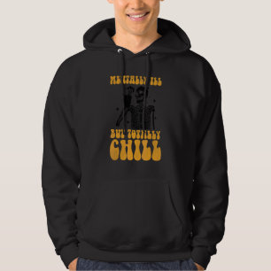 Sudadera Demente Pero Totalmente Tranquilo Disfraz de Hallo