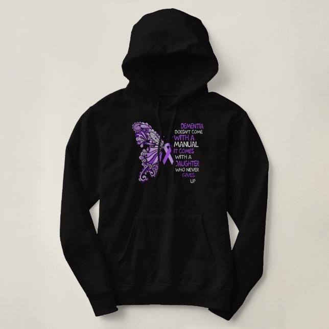 Sudadera Dementia no viene con manual (Diseño del anverso)