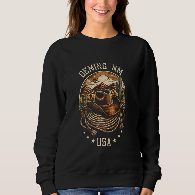 Sudadera Deming New Mexico Molressive Style Southwestern De (Anverso)