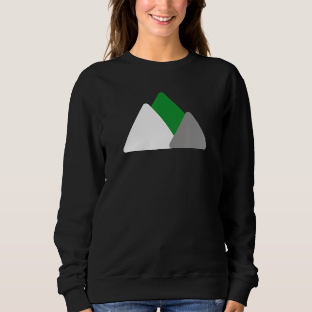 Sudadera Demiromantic Pride Mountains Minimalist LGBTQ Demi (Anverso)