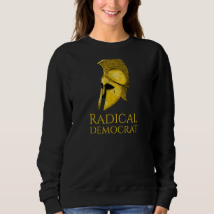 Sudadera Democracia ateniense radical demócrata alta políti