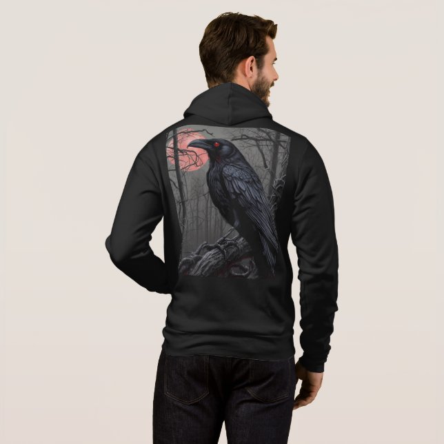 Sudadera Demon Crow (Reverso completo)