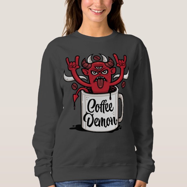Sudadera Demonio del Café (Anverso)