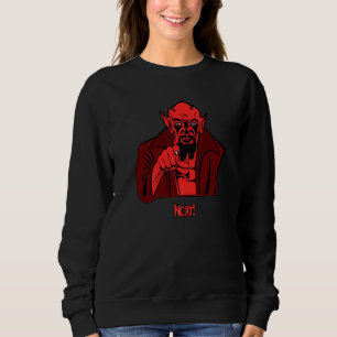 Sudadera Demonio señalando Siguiente diablo demoníaco aterr