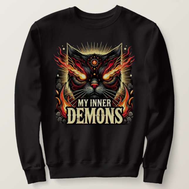 Sudadera demonios internos (Anverso del diseño)
