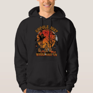 Sudadera Demonios Solo Quieren Divertirse Halloween Cemente
