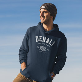 Sudadera Denali National Park Alaska Forest Mountains view