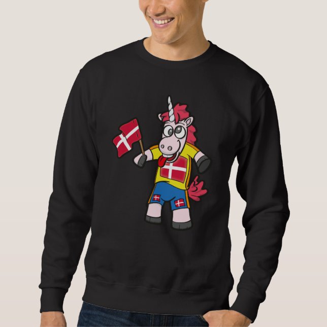 Sudadera Denmark Crazy Unicorn (Anverso)