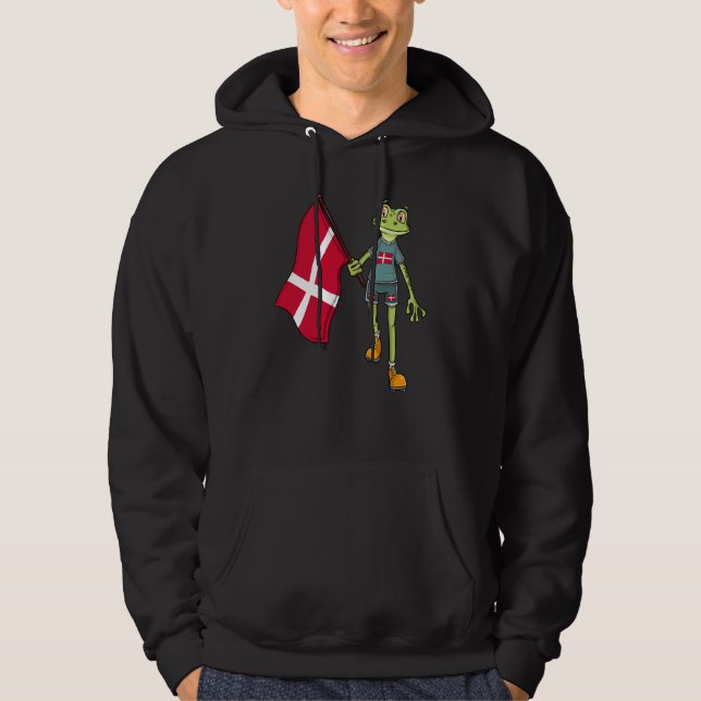 Sudadera Denmark Fan Frog (Anverso)