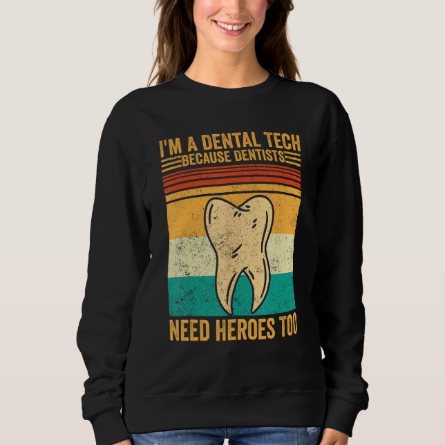 Sudadera Dental Lab Tech Technician Assistant Dental Tech H (Anverso)
