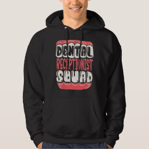 Sudadera Dental Recepcionista Escuadrón Dientes Dentistas H