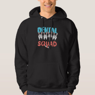 Sudadera Dental Squad Easter Teeth Bunny Dentist Assistant