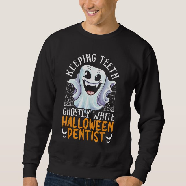 Sudadera Dentist Halloween Trick Or Treat Dentistry Dental  (Anverso)