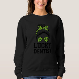Sudadera Dentista asistente dental de St Patrick's Day Funn