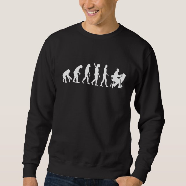 Sudadera dentista de evolución (Anverso)