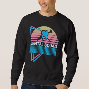 Sudadera Dentista Dental Odontología Retro Equipo Dental