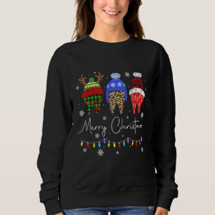 Sudadera Dentista Navidad diente Dental Plaid Rojo Reno