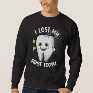 Sudadera Dentista Perdí Mi Primera Práctica Dental Diente Z
