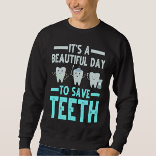 Sudadera Dentista Salva Dientes Higienista Dental Ropa de O