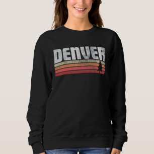 Sudadera Denver Colorado Retro Style Vintage años 70 años 8