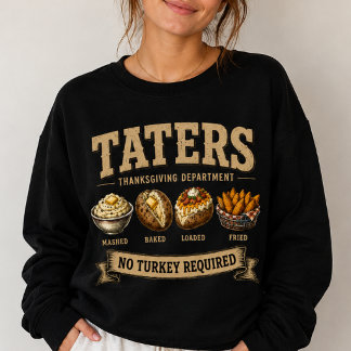 Sudadera Departamento de Acción de Gracias de Vintage Tater
