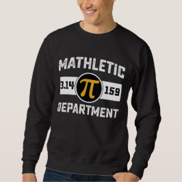 Sudadera Departamento de atletismo matemático Día Pi Matemá