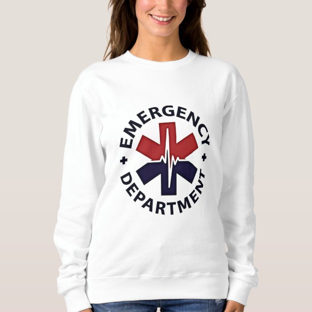 Sudadera Departamento de Emergencia - Emblema circular Mini (Anverso)