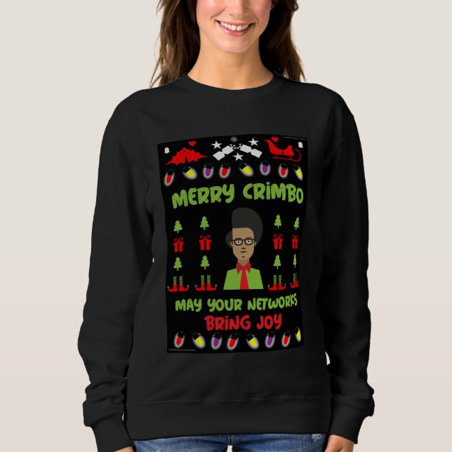Sudadera Departamento de informática Geek Xmas (Anverso)