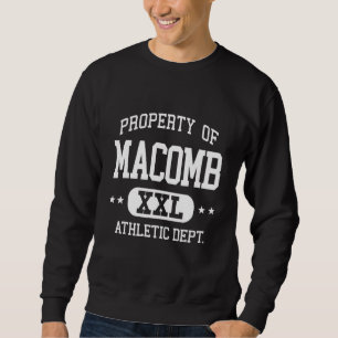 Sudadera Departamento de Propiedad Atlética Macomb Retro 1