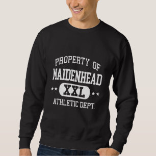 Sudadera Departamento de Propiedad Atlética Retro Maidenhea
