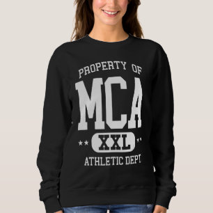 Sudadera Departamento de Propiedad Atlética Retro MCA
