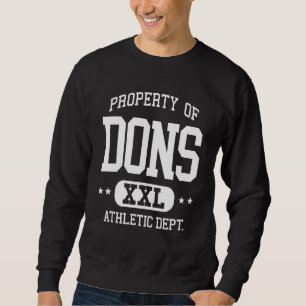 Sudadera Departamento de Propiedades Atléticas Retro Dons