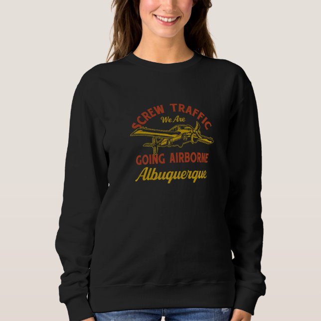 Sudadera Departamento de quejas Humor Albuquerque (Anverso)