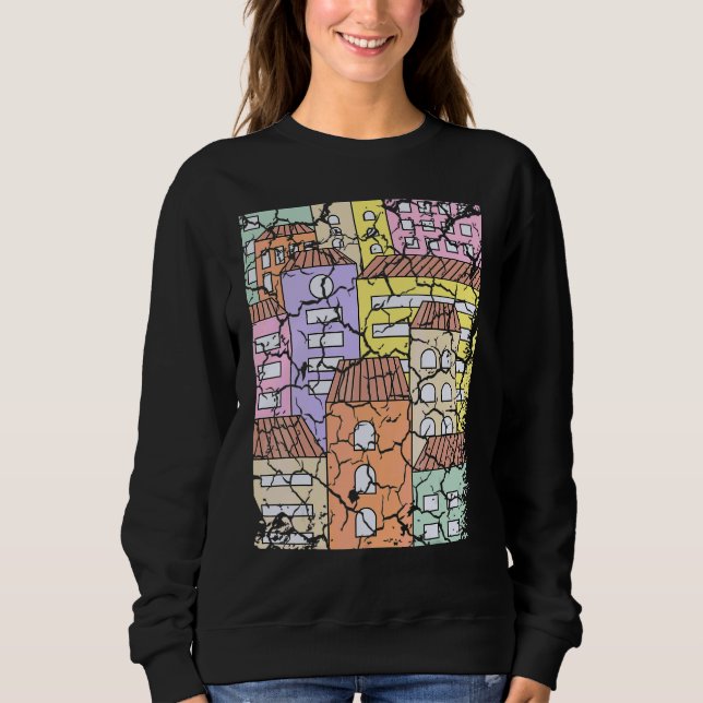 Sudadera Departamentos Ciudad Angustiados (Anverso)