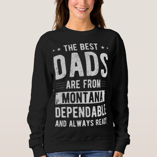 Sudadera Dependable Dad from Montana (Anverso)