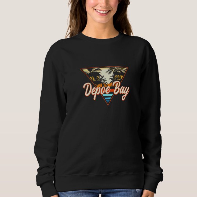 Sudadera Depoe Bay Oregon Beach O Beach Bum Lincoln Summer (Anverso)