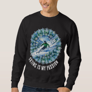 Sudadera Deporte de esquí de invierno: el esquí es mi pasió