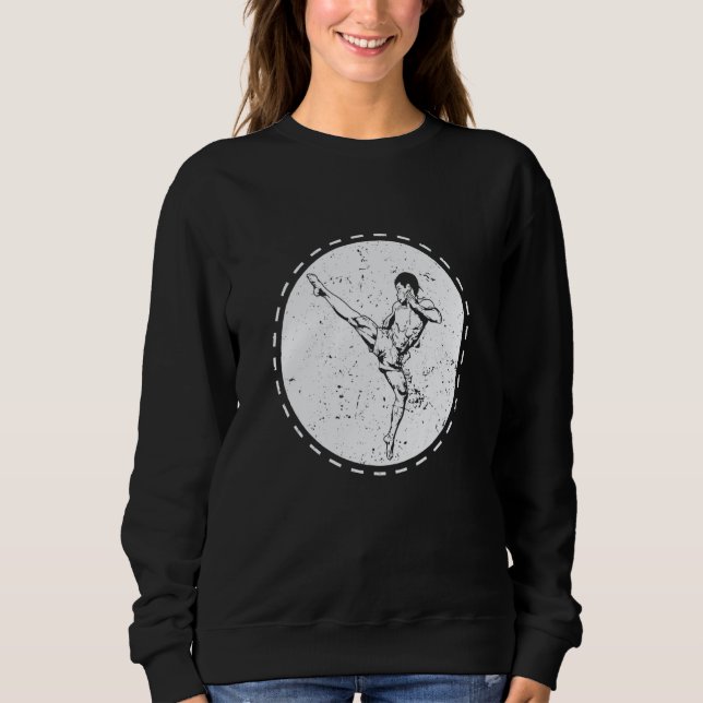 Sudadera Deporte de lucha de patada de Muay Thai Mma (Anverso)