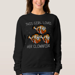 Sudadera Deporte De Payaso Para Chicas Niños Anemonefish Se