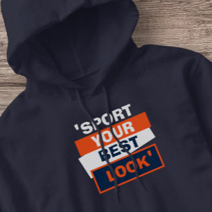 Sudadera Deporte ISD Tu Mejor Mirada Ropa de calle Vintage