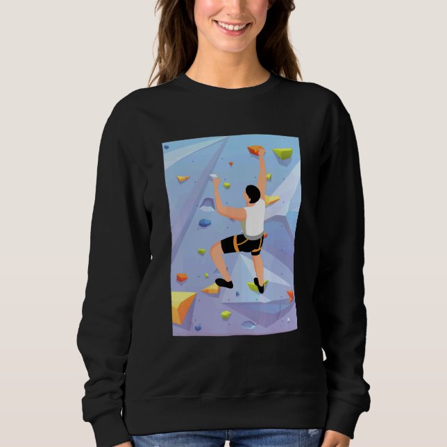 Sudadera Deportes de acción de escalada en pared interior (Anverso)