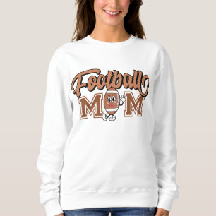 Sudadera Deportes de fútbol para mamá arte de palabra