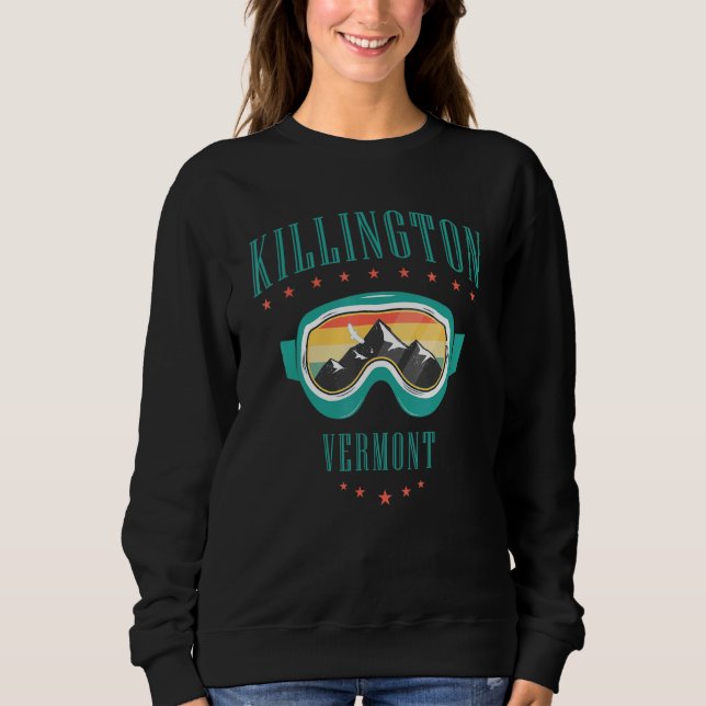 Sudadera Deportes De Invierno Con Ski O Snowboard O Killing (Anverso)
