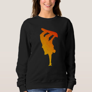 Sudadera Deportes de invierno masculinos con snowboard feme