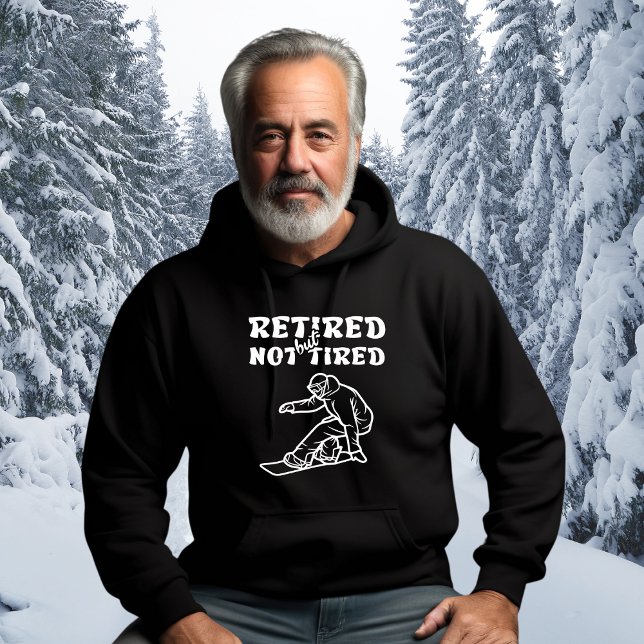 Sudadera Deportes de snowboard retirados pero no cansados (Subido por el creador)
