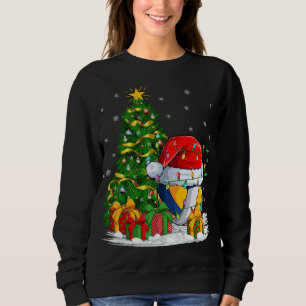Sudadera Deportes de voleibol a juego con el voleibol Santa