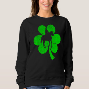 Sudadera Deportes Ecuestres St Patrick S Day Retro Shamrock