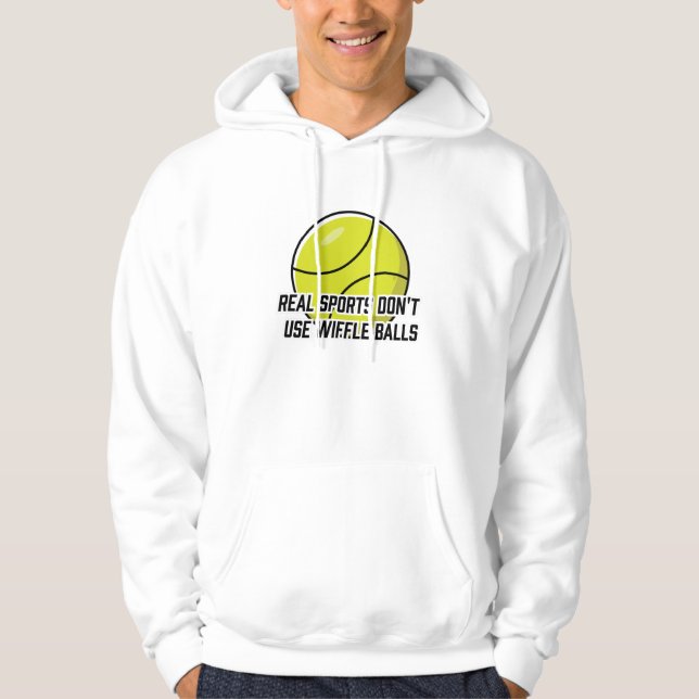 Sudadera Deportes reales no usan bolas de peluche (Anverso)